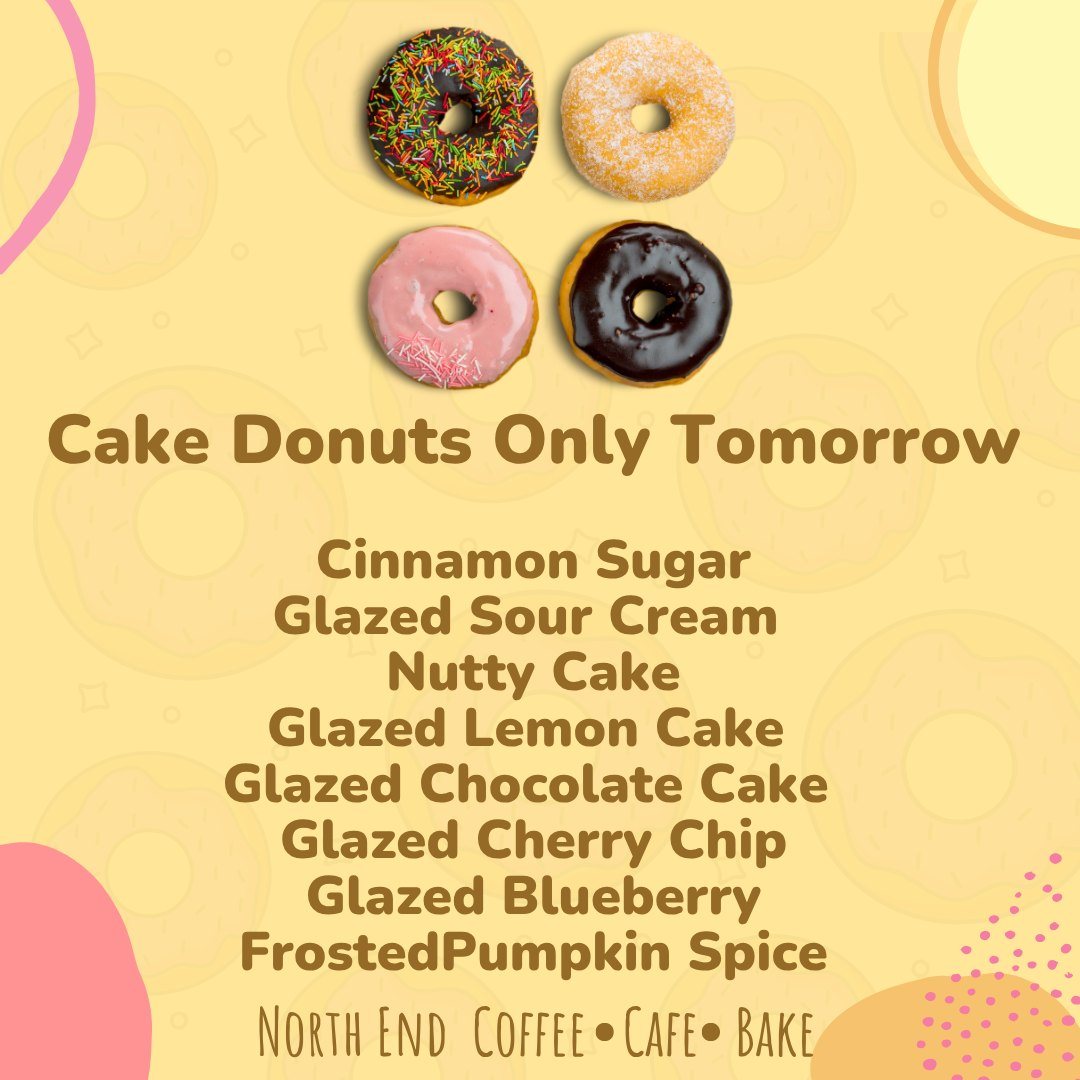 Cake donut flavors